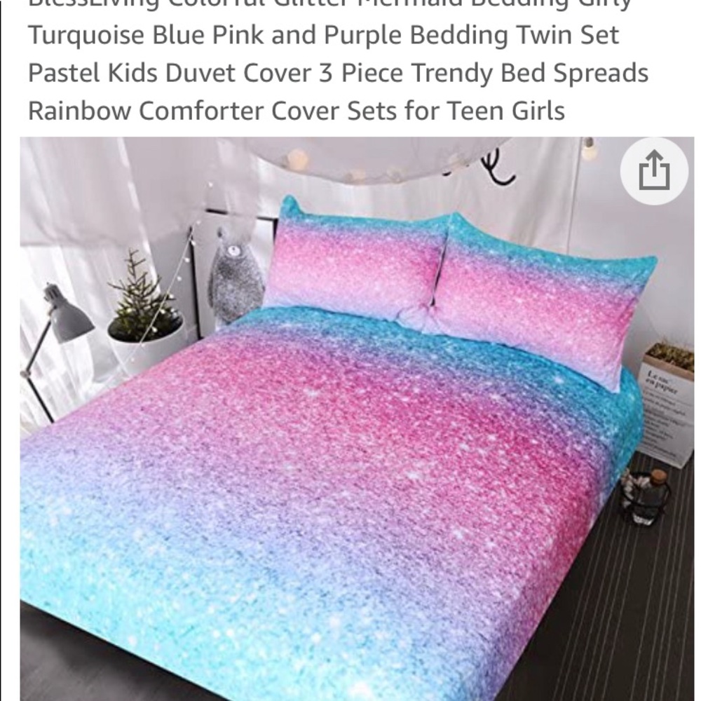 Twin duvet cover and shams